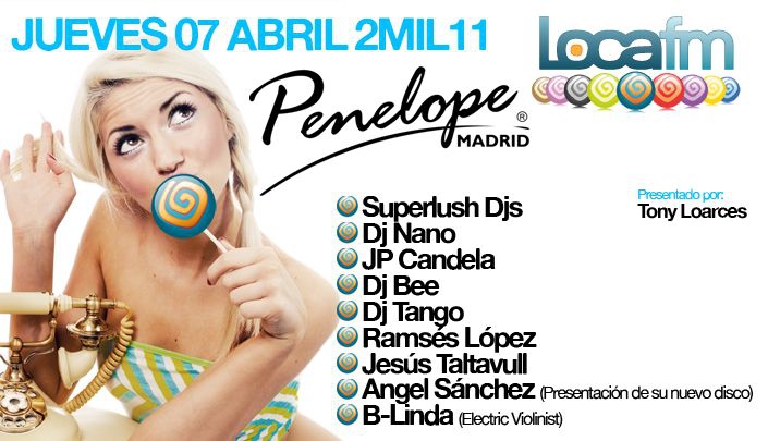 Fiesta Loca Fm en Sala Pen?lope Madrid