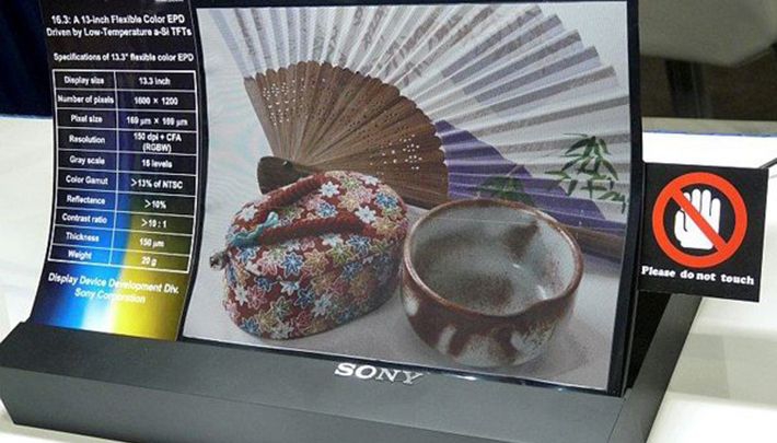 Sony da un paso m?s y fabrica una pantalla 3D Flexible!