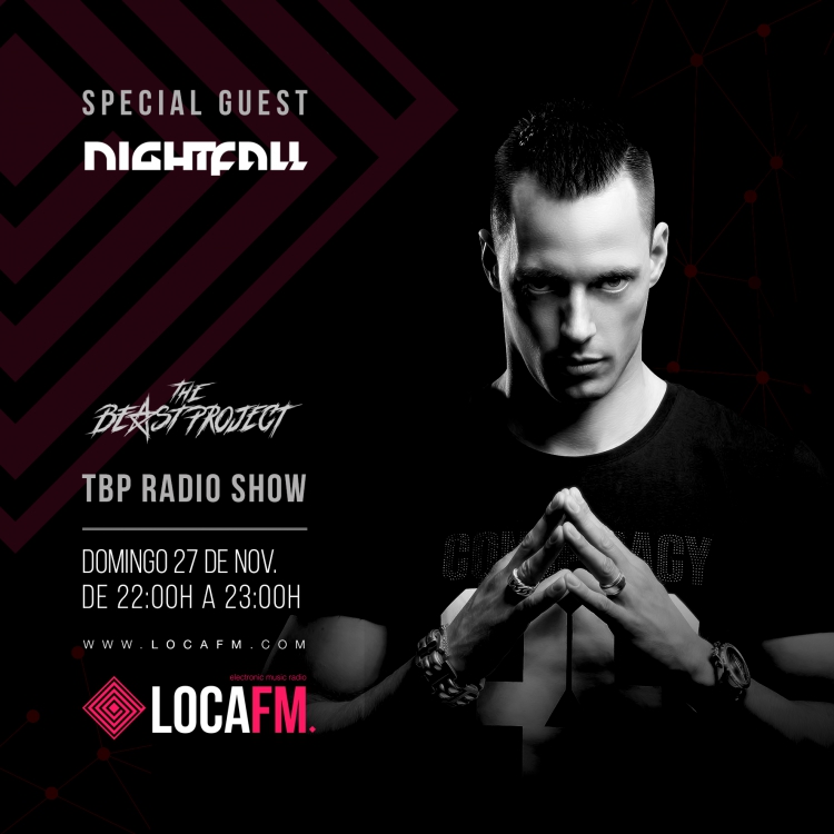 Este domingo en Loca FM el mejor Hardstyle con NIGHTFALL