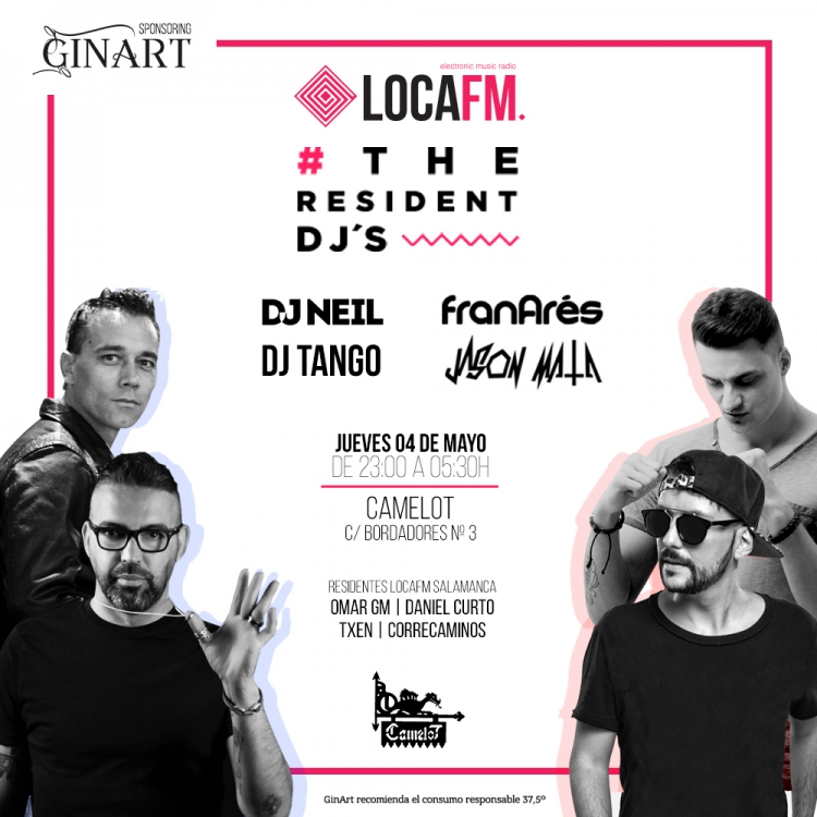 LOCA RESIDENT DJS BY GINART LLEGA A SALAMANCA